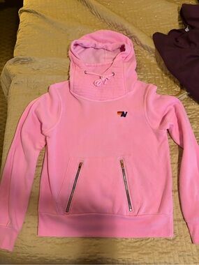 Aviator Nation Pink Fleece-Lined Hoodie